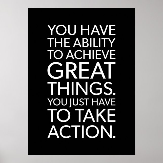 Affiche motivationnelle de l'entraînement (Devant)