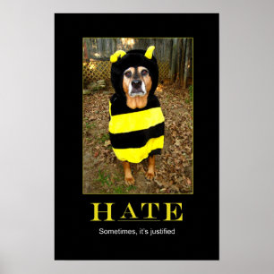 Affiche Motivationnelle des abeilles les plus tris