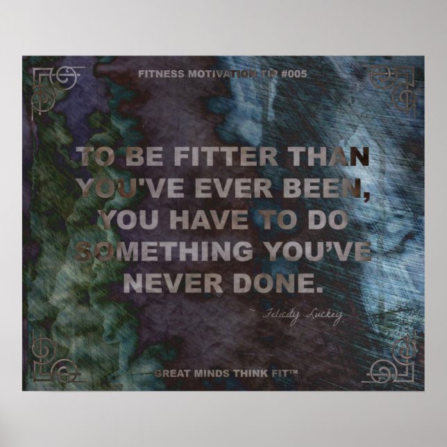 Affiche motivationnelle pour la condition physique (Devant)