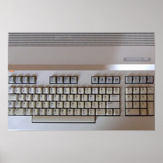 Affiche murale Commodore 128 (45cm x 30cm)