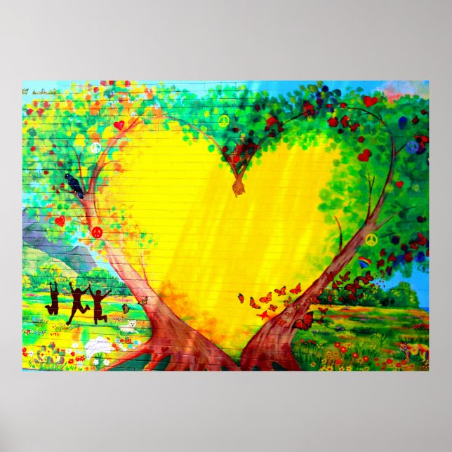 affiche murale du coeur d'or (Devant)