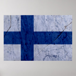 Affiche murale en pierre de marbre de Finlande