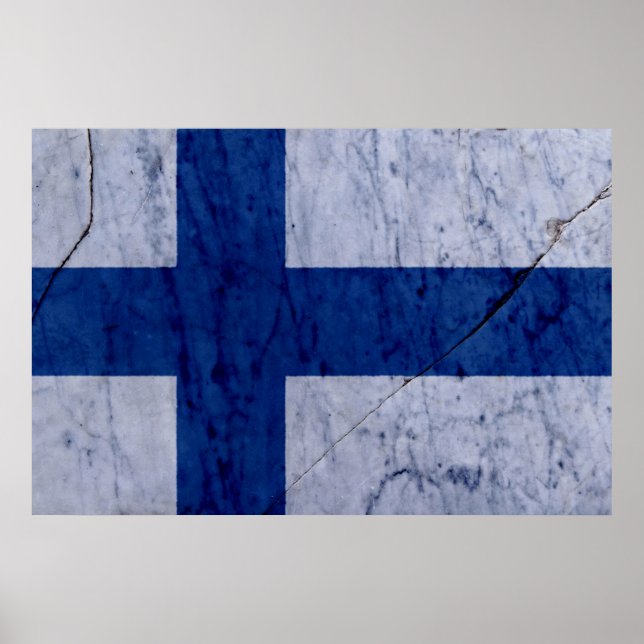 Affiche murale en pierre de marbre de Finlande (Devant)