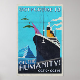 Affiche murale GothCruise 13 : Oh The Humanity