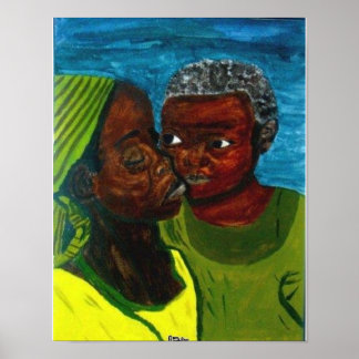 Affiche murale "L'amour d'une mère"