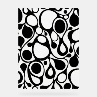 Affiche murale noir et blanc