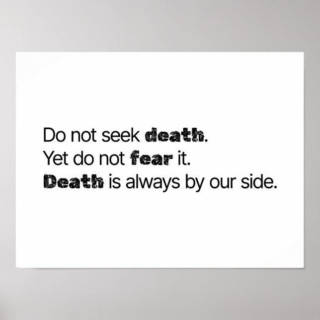 Affiche Ne Pas Chercher la Mort (Devant)