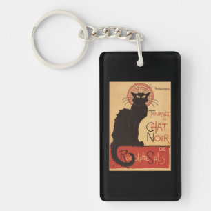 Affiche Noir de promo de chat noir de troupe de