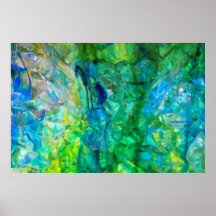 Affiche Ocean Crystals 2 36x24