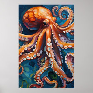Affiche   Octopus   Art
