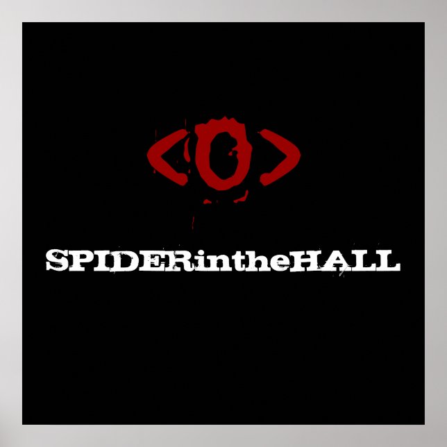Affiche oeil SPIDERintheHALL (Devant)