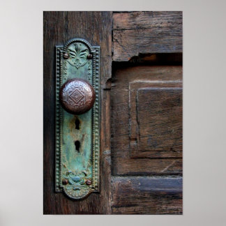 Affiche Old Door Knob