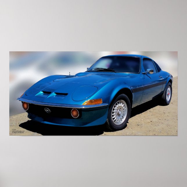 Affiche Opel GT 1972 (Devant)