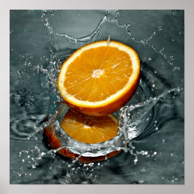 Affiche Orange Splash (Devant)