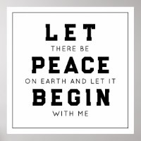 Affiche Paix sur Terre