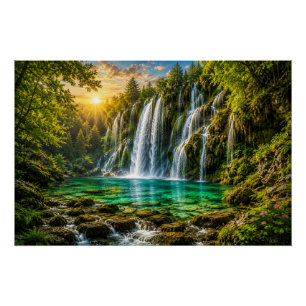 Affiche Paradis de la Cascade d'Émeraude