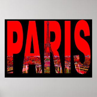 affiche paris france