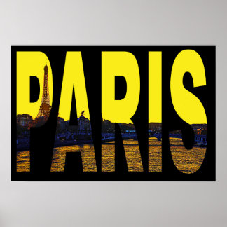 affiche paris france