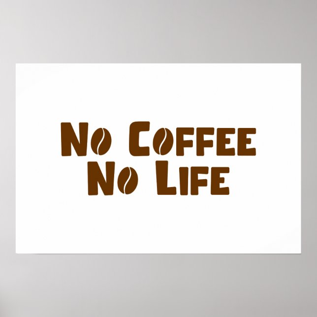 Affiche Pas de café Pas de vie (Devant)