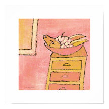 affiche peinture coupe de fruits