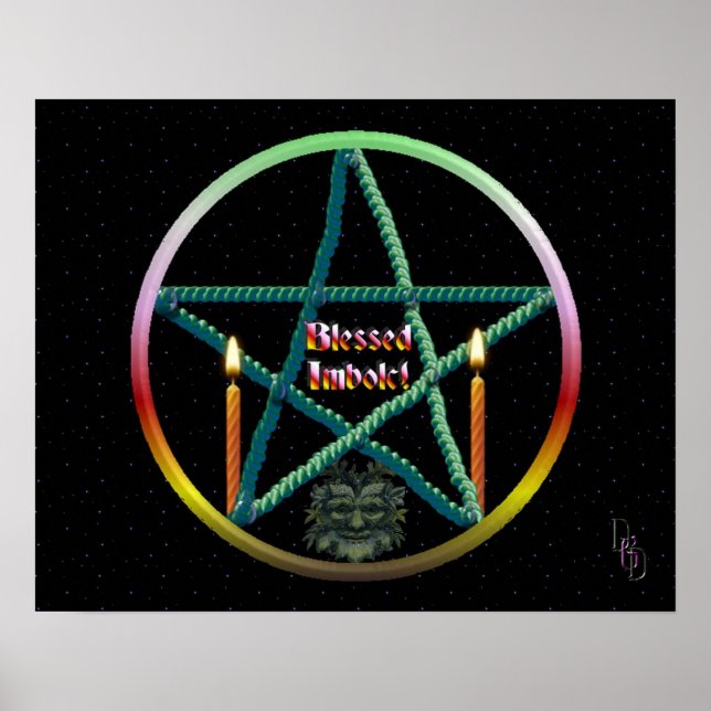 Affiche Pentacle d'Imbolc (Devant)