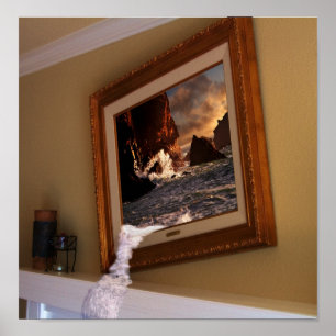 Affiche perméable de cadre