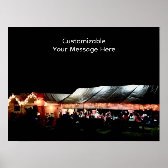 Affiche personnalisable   (Devant)