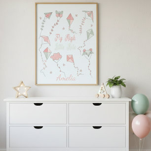 Affiche personnalisée "Envole-toi petit cerf-volan