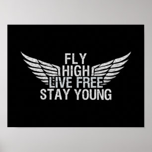 Affiche personnalisée FLY HIGH
