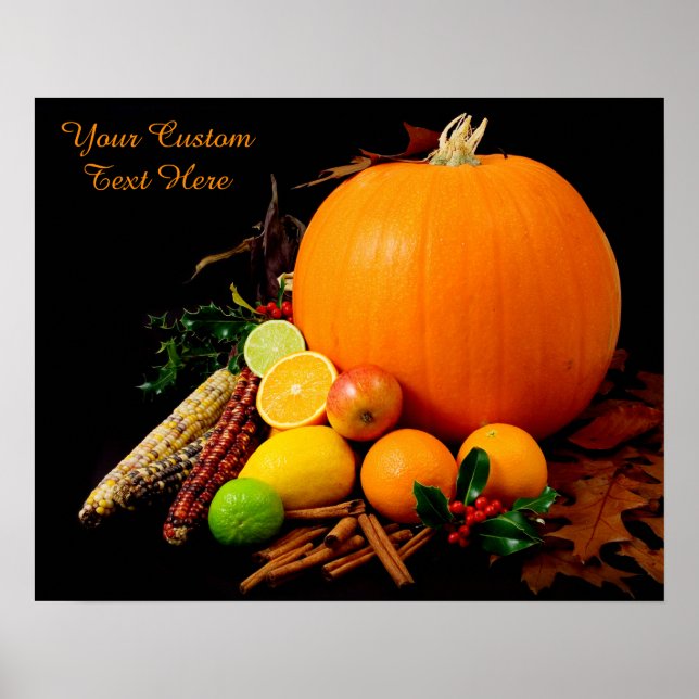 Affiche personnalisée Halloween (Devant)