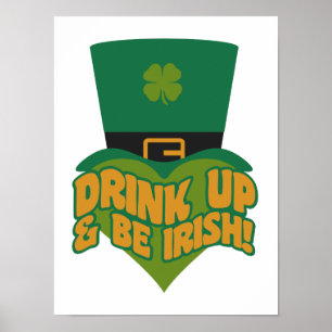 Affiche personnalisée Leprechaun