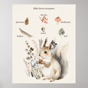 Affiche Petits Trésors de la Forêt