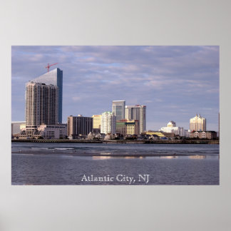 Affiche photo de Atlantic City Skyline