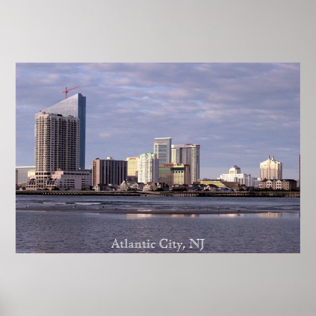 Affiche photo de Atlantic City Skyline (Devant)