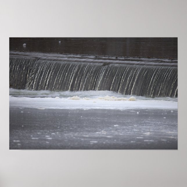Affiche photo de cascade (Devant)