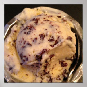 Affiche photo de dessert gelato italien