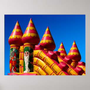 Affiche pleine d'entrain de château