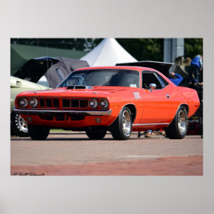 Affiche Plymouth Cuda 440 1971
