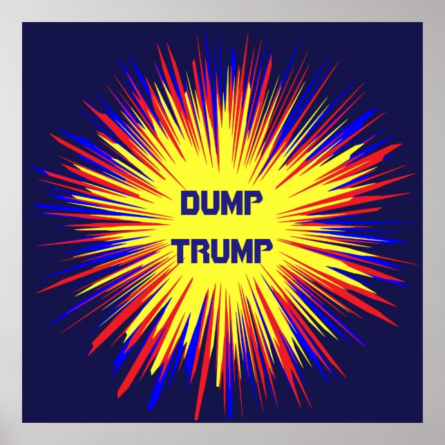 Affiche politique de Donald Trump (Devant)