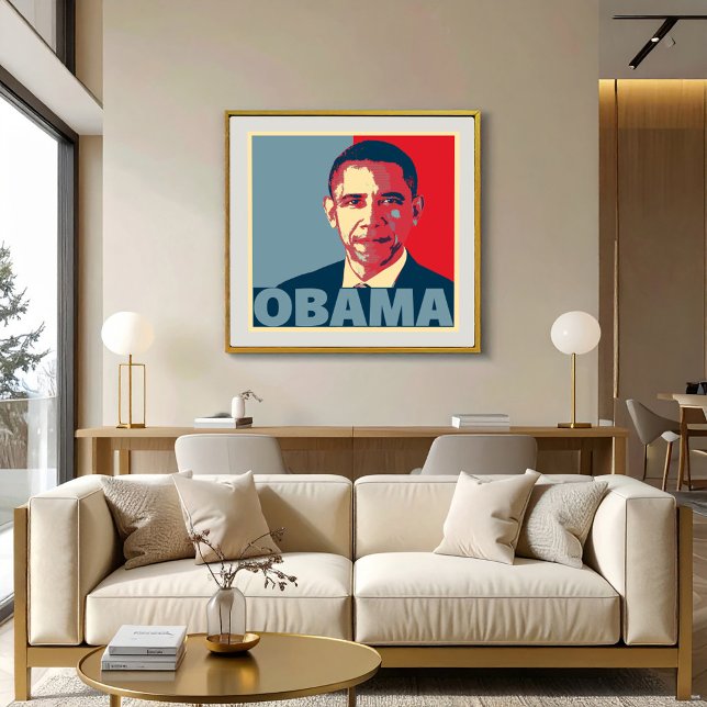 AFFICHE POP ART D'OBAMA (Créateur téléchargé)