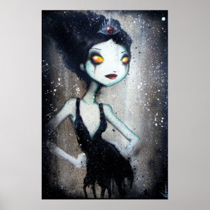 Affiche portée et empoisonnée en équilibre