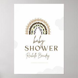 Affiche pour Baby Shower | Baby Shower Mignon