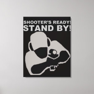 Affiche prête de la toile du tireur