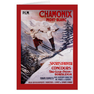 Affiche promotionnelle de ski