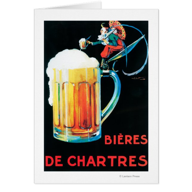 Affiche promotionnelle des bières de Chartres (Devant)