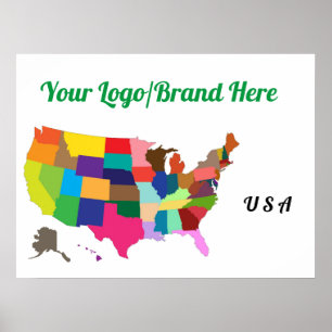 Affiche promotionnelle personnalisable marketing