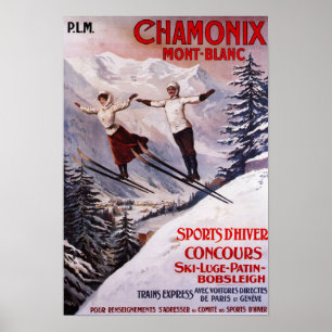 Affiche promotionnelle ski