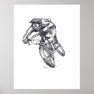 Affiche proscrite #2 d'art de BMX
