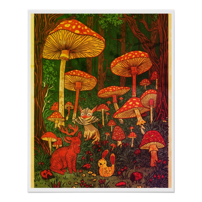 Affiche psychédélique (Devant)