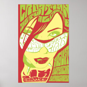 affiche psychédélique